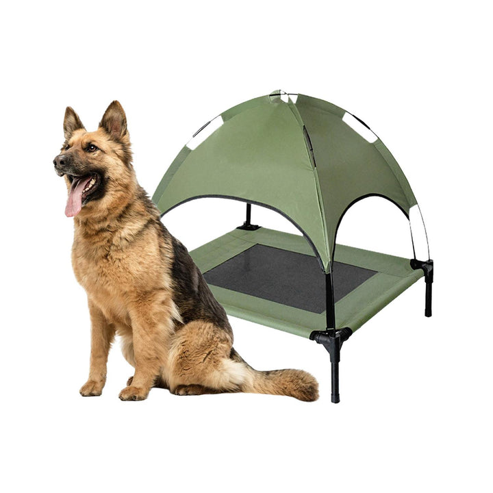 Cama Elevada con Toldo para perro XL, portátil 122cm